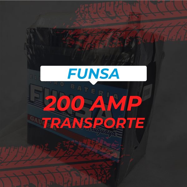 Batería Funsa 200 amp Transporte