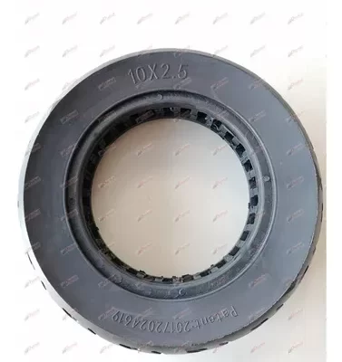 Neumático De Monopatín Eléctrico De Goma Maciza 10x2.50
