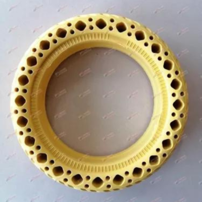 Neumático Macizo De Colores Para Monopatín Eléctrico 8,5 X 2 Amarillo