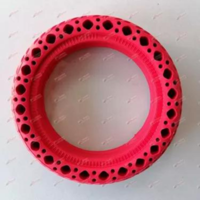 Neumático Macizo De Colores Para Monopatín Eléctrico 8,5 X 2 Rojo
