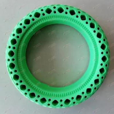 Neumático Macizo De Colores Para Monopatín Eléctrico 8,5 X 2 Verde